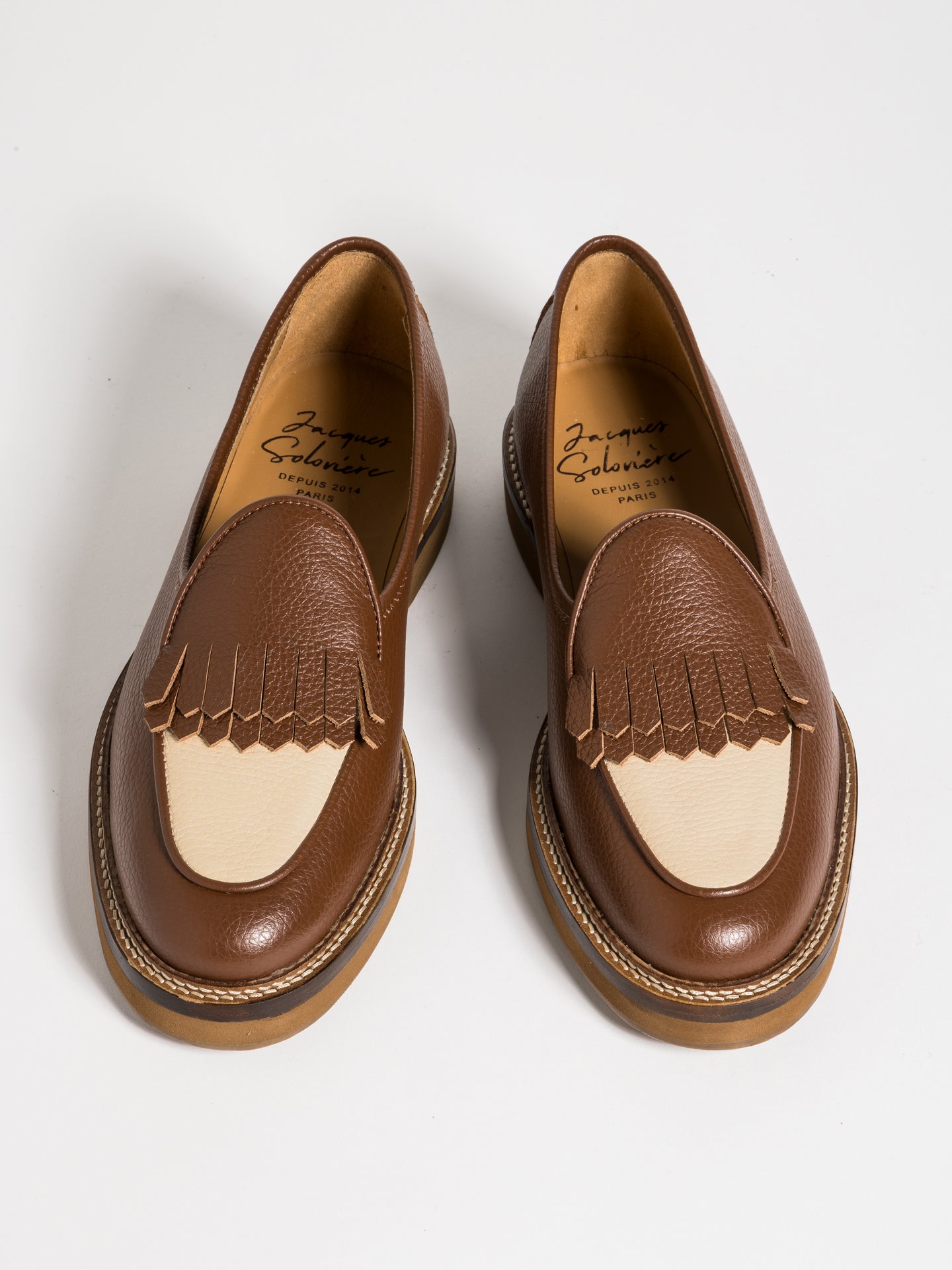 HADY MICRO BICOLOR TAN – Jacques Solovière Paris