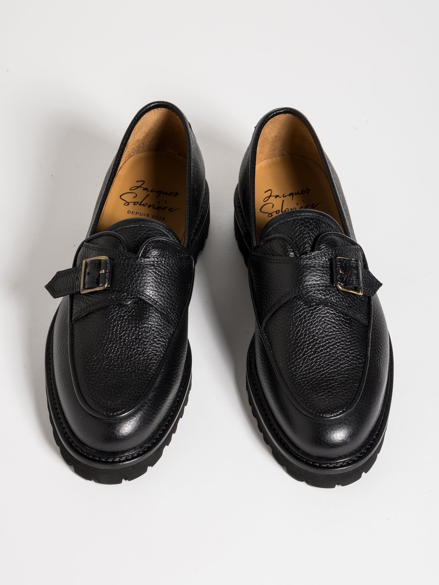 TOMMY LUG BLACK GRAINED – Jacques Solovière Paris