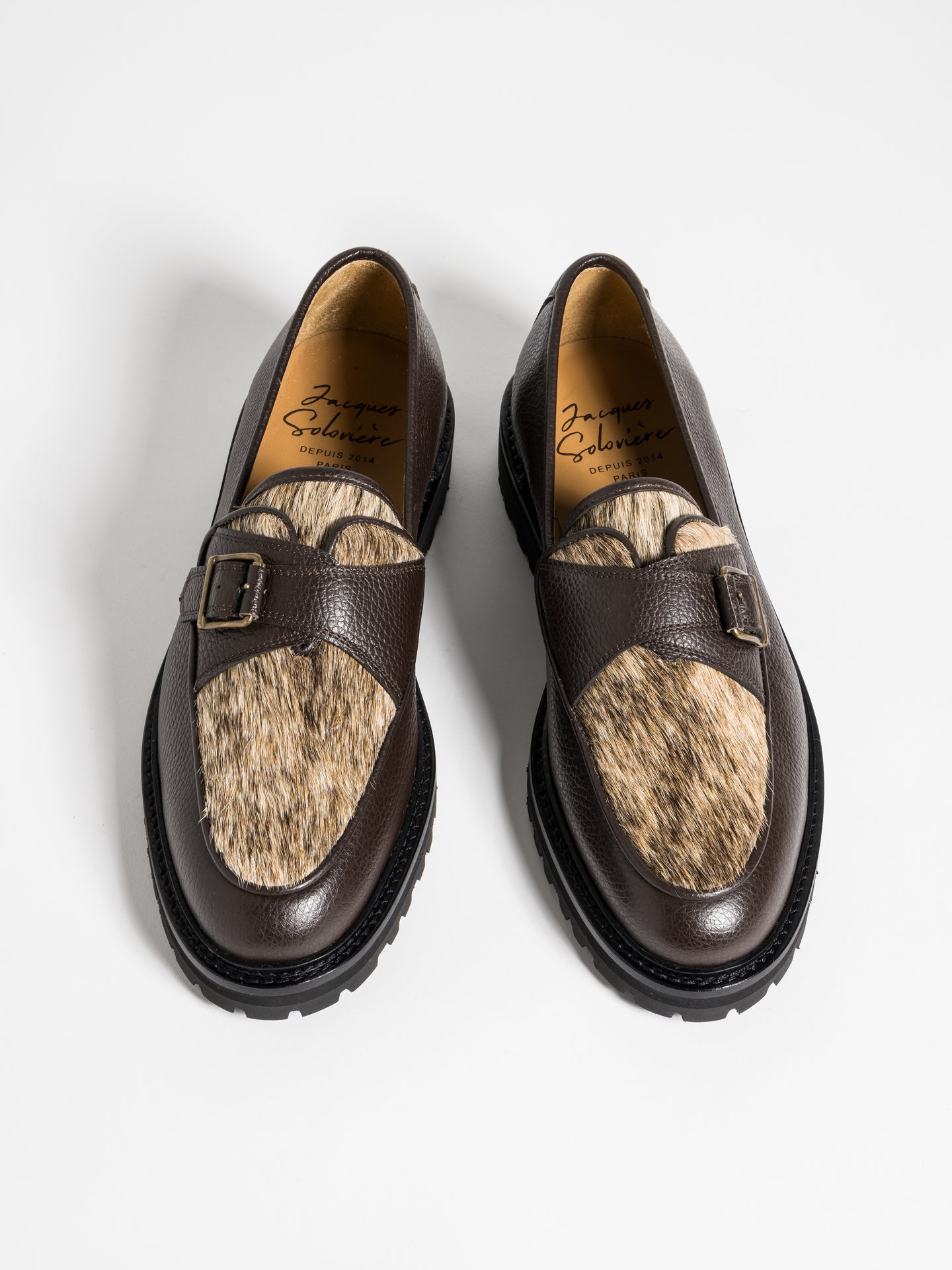 TOMMY LUG HAIRY CALF – Jacques Solovière Paris