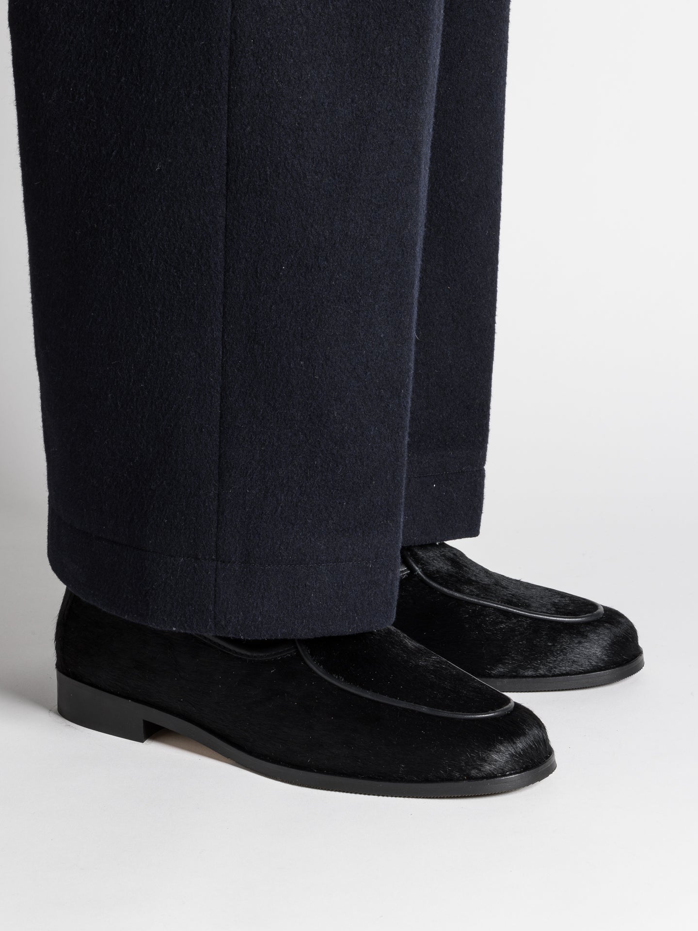 JACQUES NEW HAIRY CALF BLACK – Jacques Solovière Paris