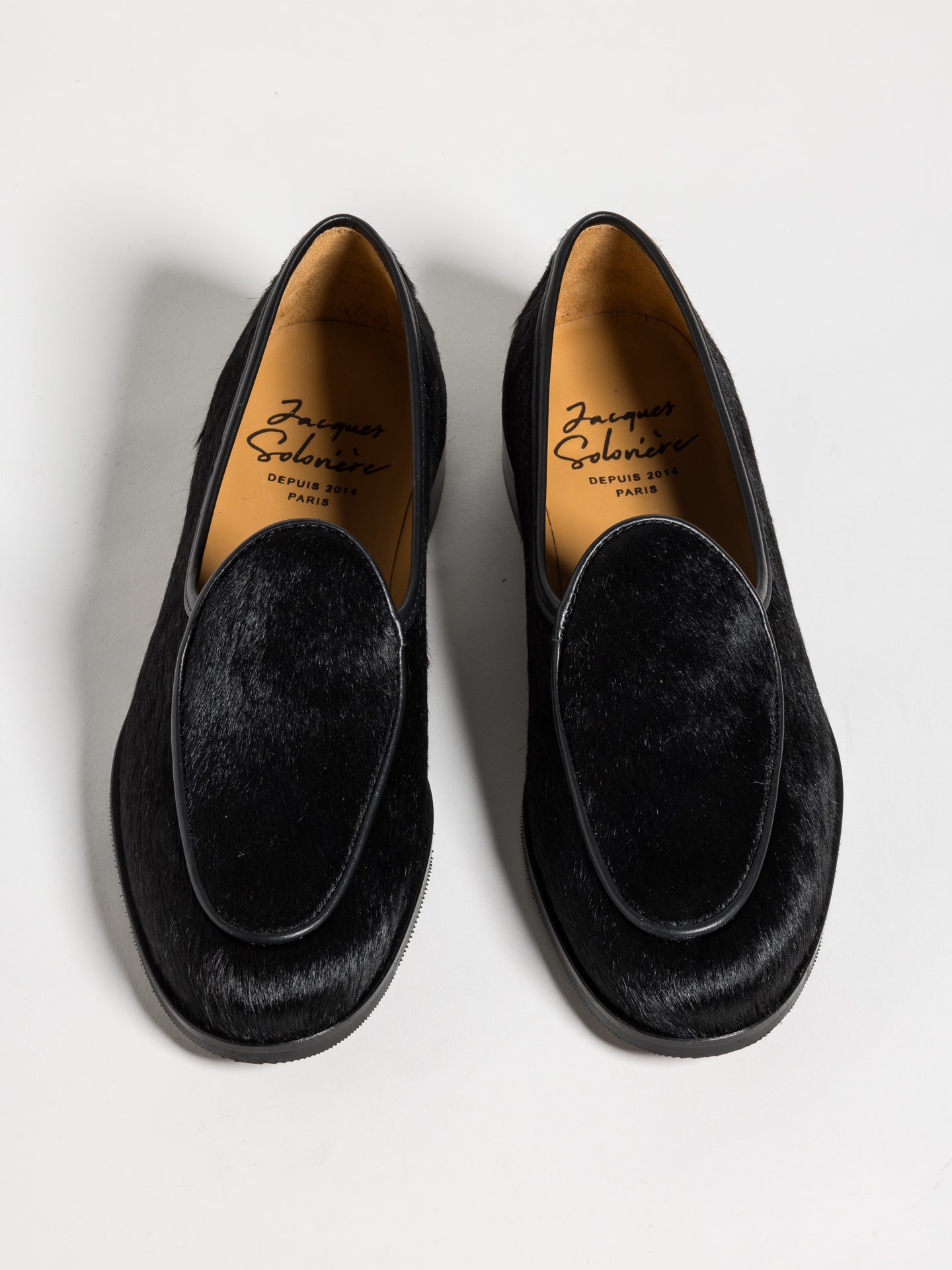JACQUES NEW HAIRY CALF BLACK – Jacques Solovière Paris