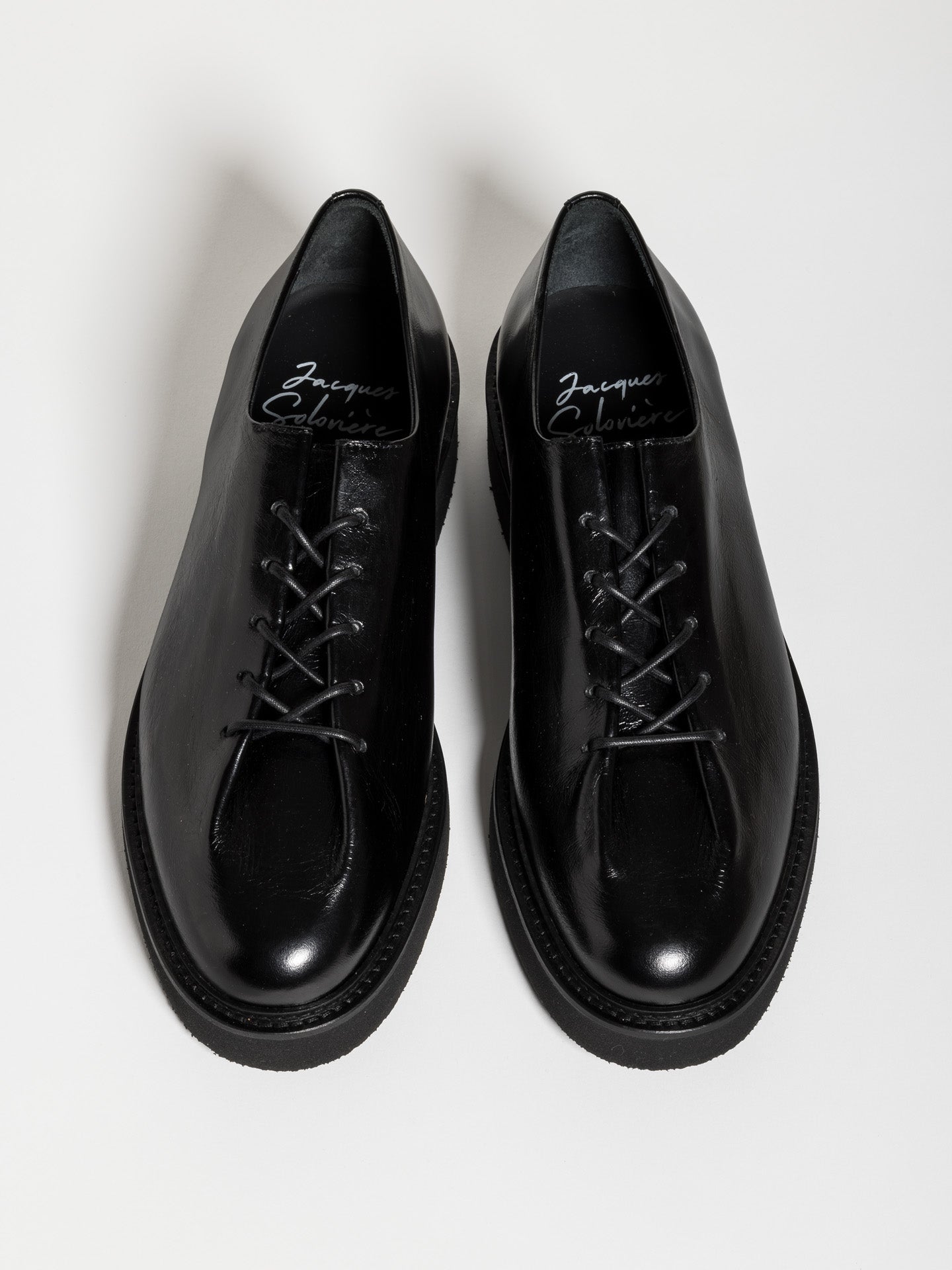 EDDY DISTRESSED CALF BLACK – Jacques Solovière Paris