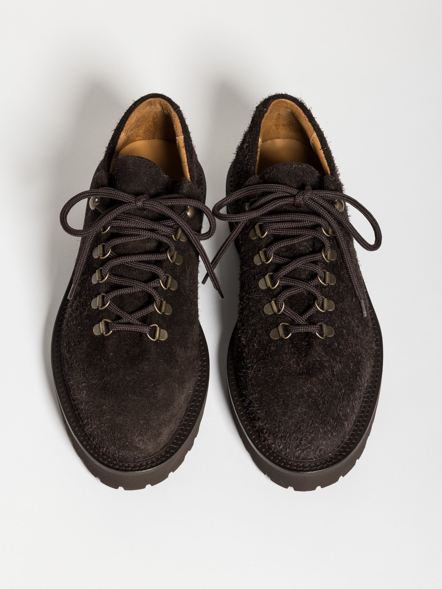 RASMUS BOLD BRUSHED SUEDE DARK BROWN – Jacques Solovière Paris