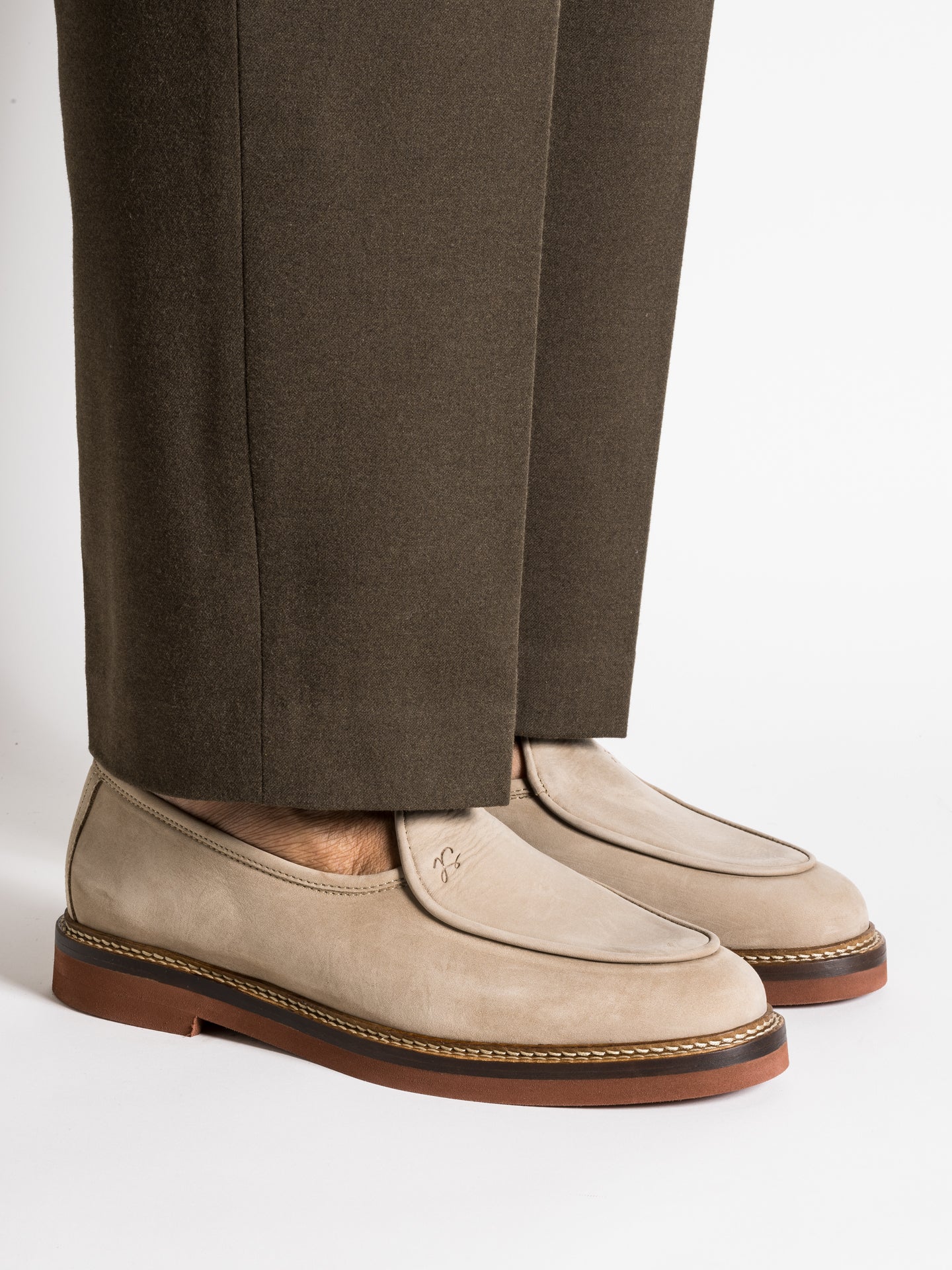 LEX BEIGE NUBUCK – Jacques Solovière Paris