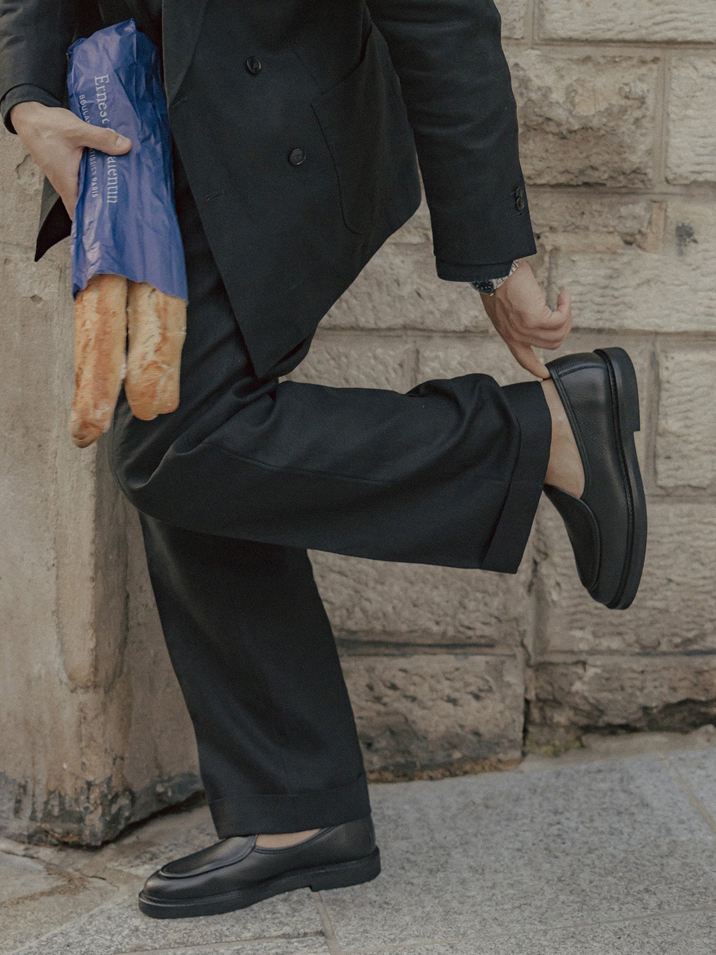 LEX GRAINED BLACK SG – Jacques Solovière Paris