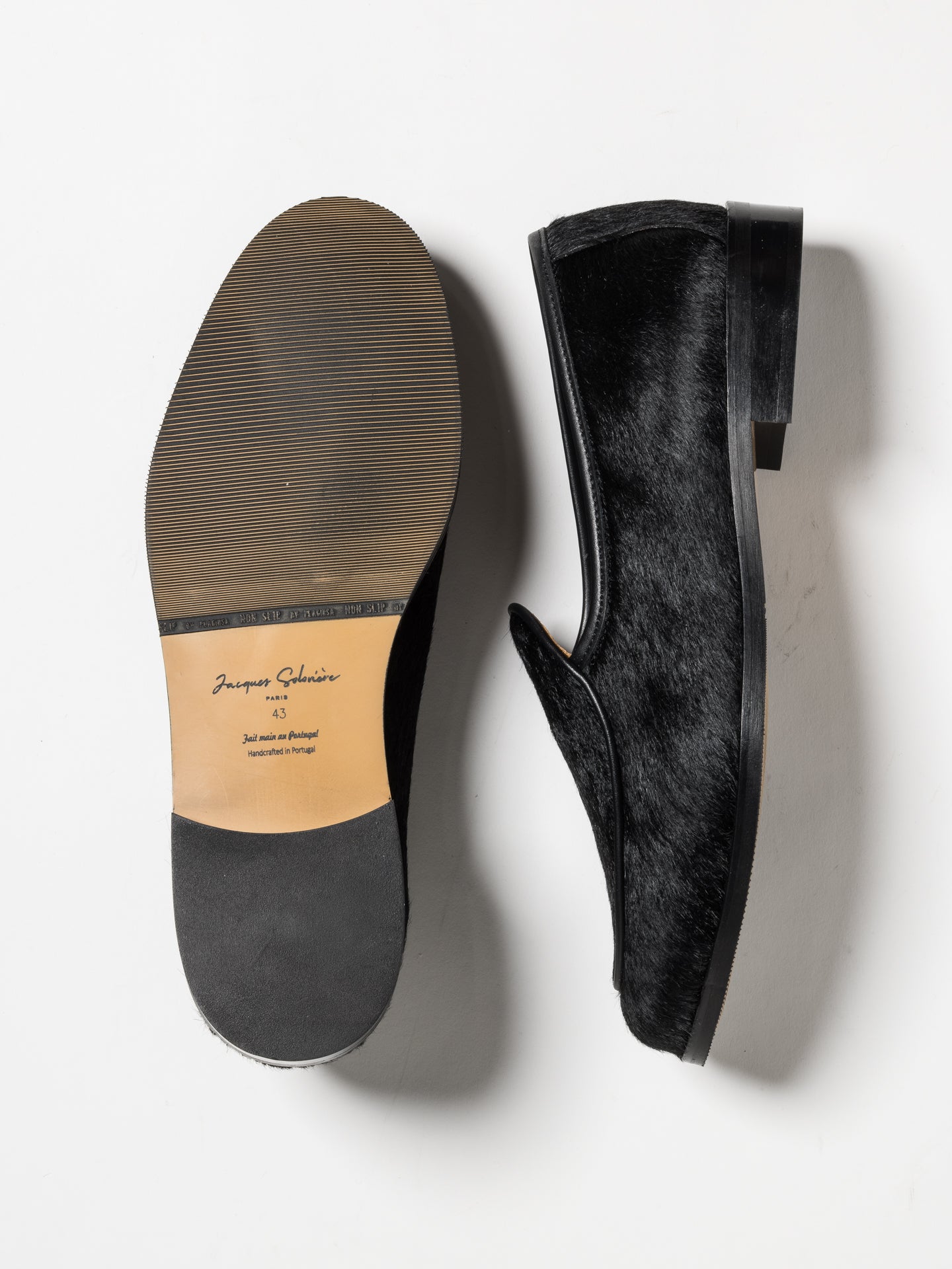 JACQUES NEW HAIRY CALF BLACK – Jacques Solovière Paris