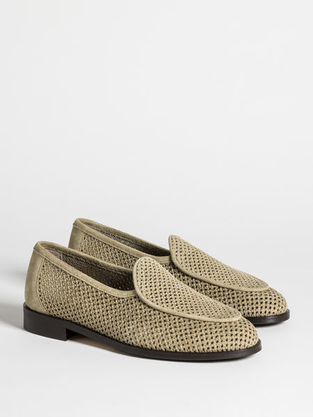 Post Production｜Re-lux Mesh Calf JACQUES NEW PERFO LATTE – Jacques Solovière Paris