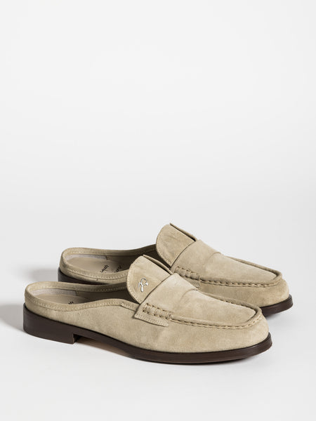 MOLI MULE SUEDE PEDRA – Jacques Solovière Paris