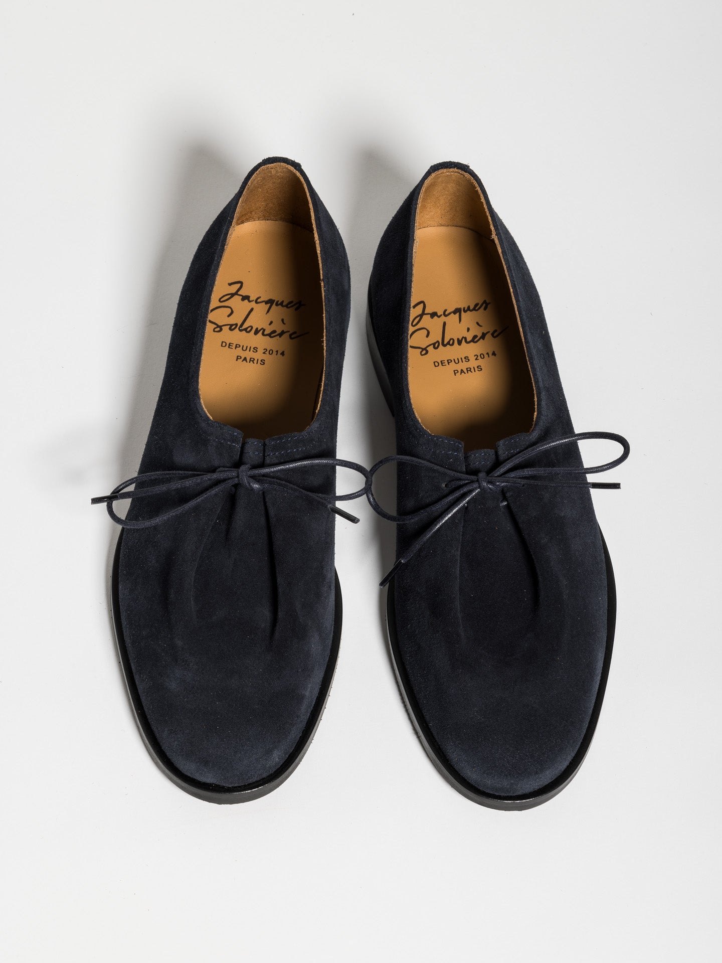MATT NEW SUEDE BLU – Jacques Solovière Paris