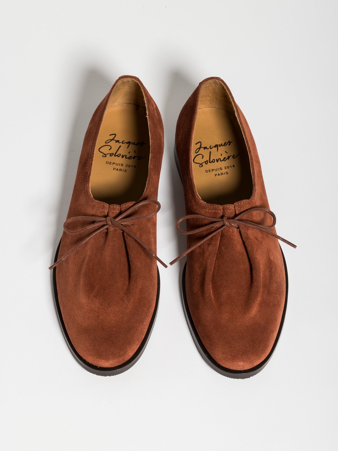 SOLOVIERE MATTHIEU LOAFER SUEDE フラットシューズ MATT NEW SUEDE RUST – Jacques Solovière Paris