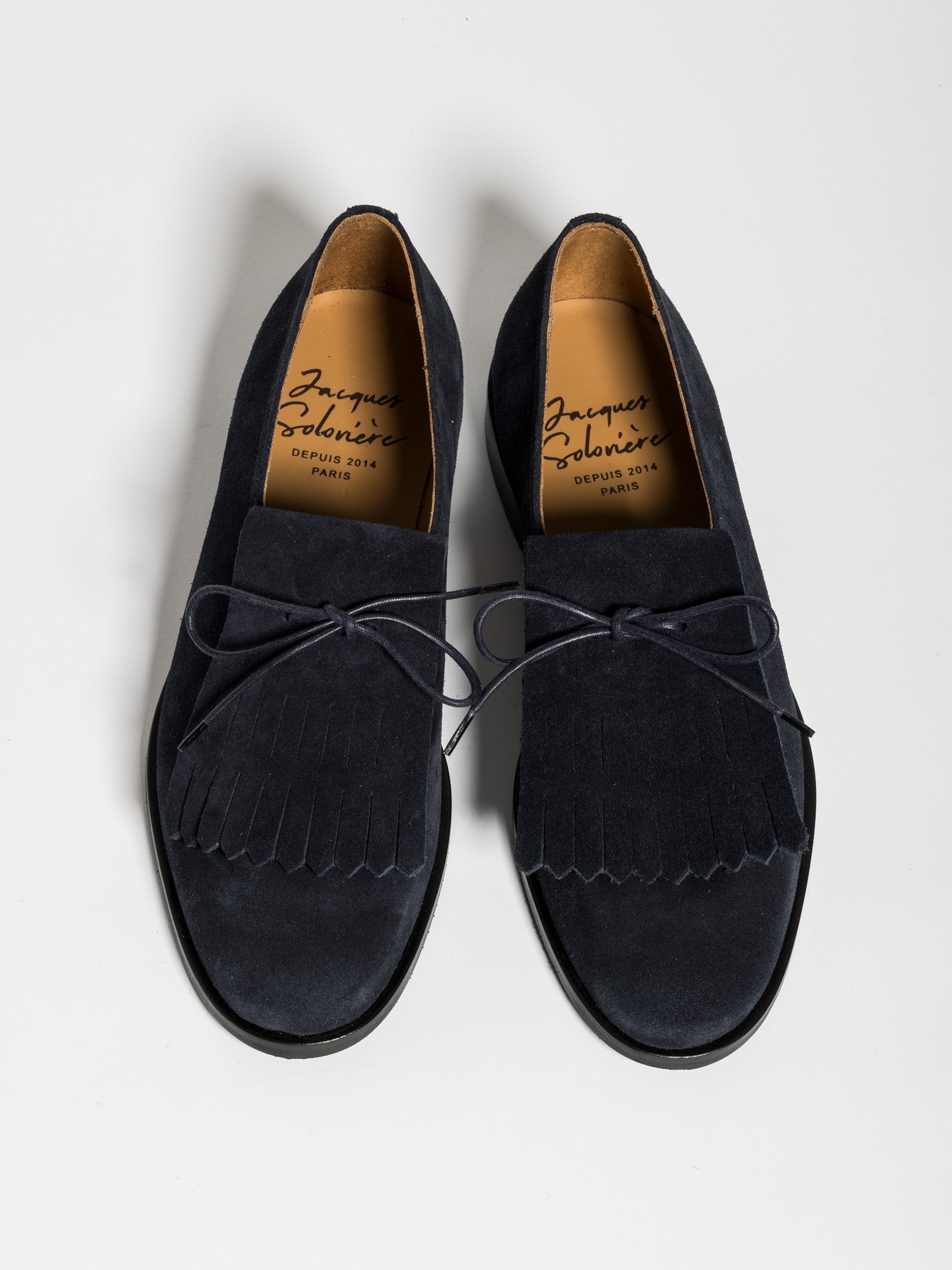 MATT NEW SUEDE BLU – Jacques Solovière Paris