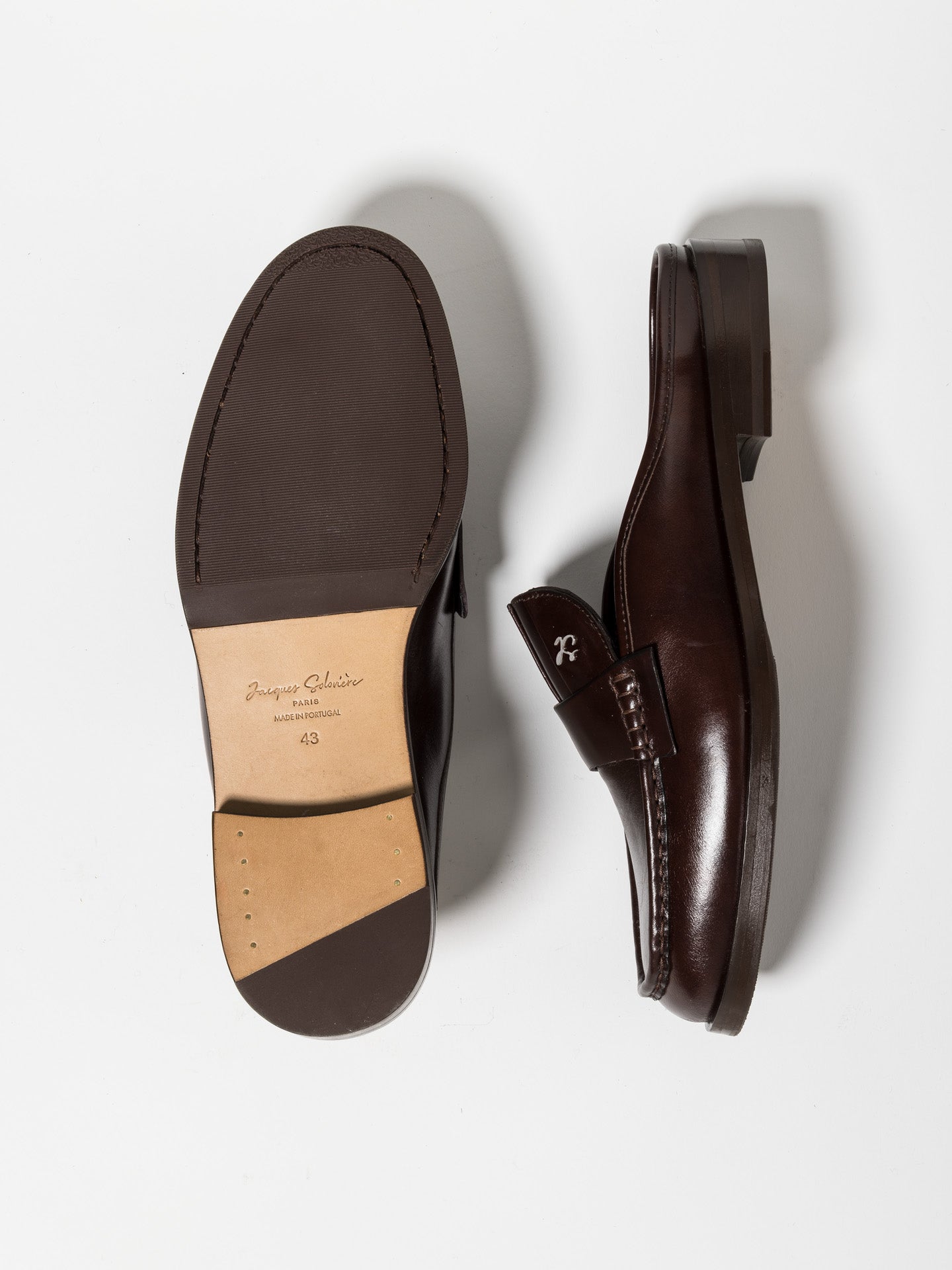 MOLI MULE DARK BROWN – Jacques Solovière Paris