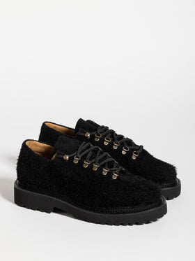 RASMUS BOLD BRUSHED SUEDE BLACK