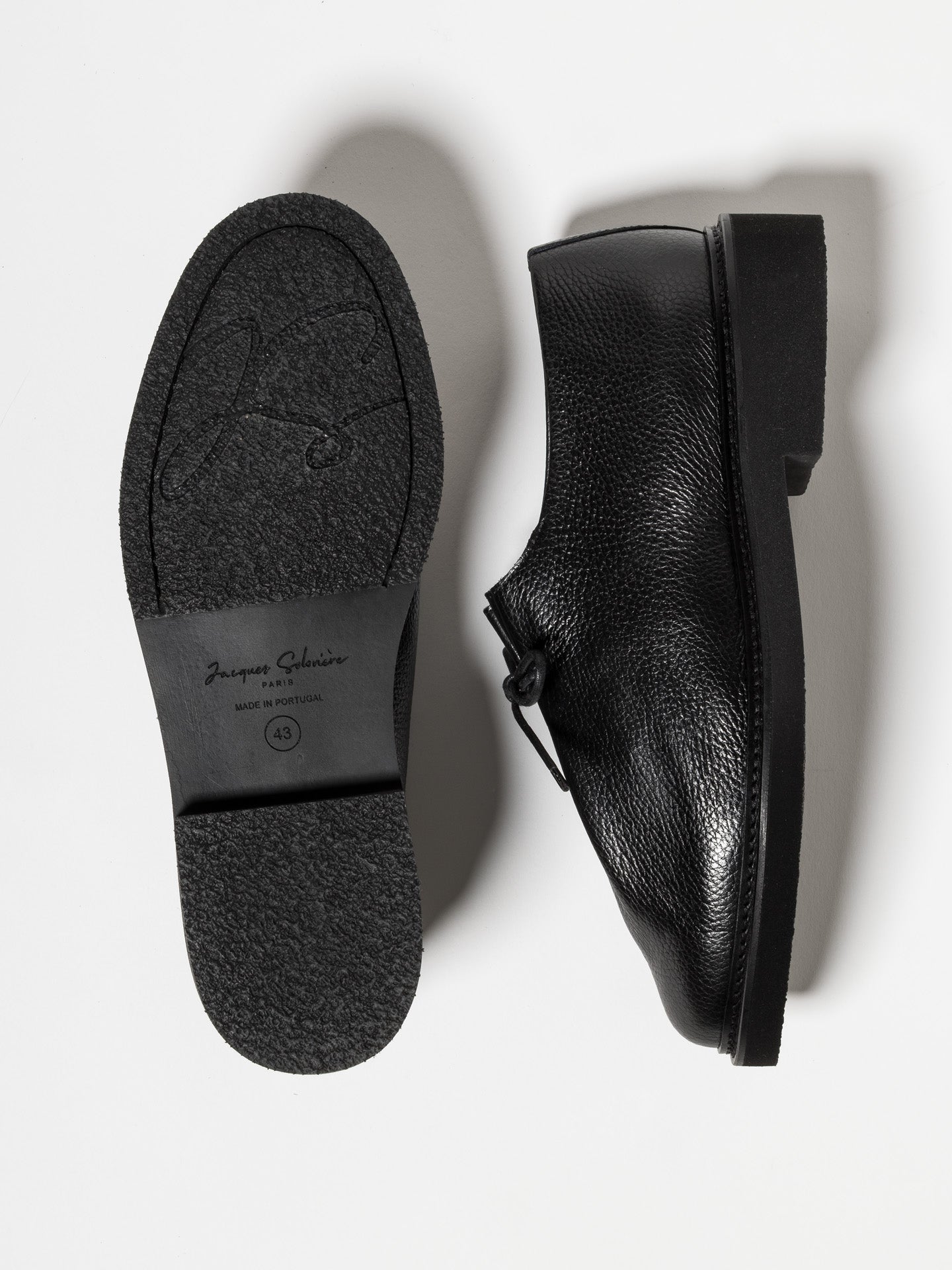 RAYMOND GRAINED BLACK – Jacques Solovière Paris