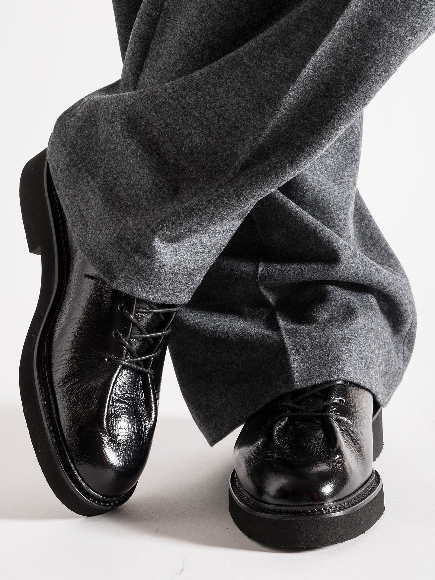 EDDY DISTRESSED CALF DARK BROWN – Jacques Solovière Paris