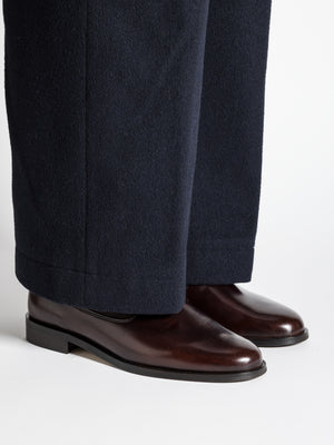 Jacques Solovière Paris | SLIM DARK BROWN LEATHER