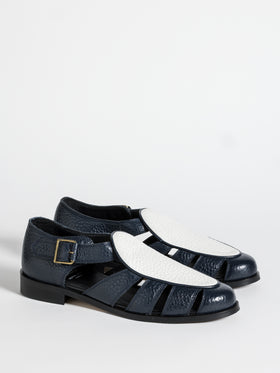 FRANCK BICOLOR NAVY & WHITE