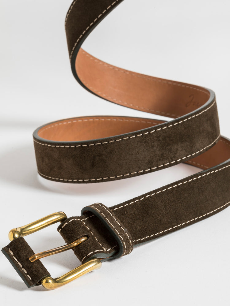 
                  
                    Load image into Gallery viewer, SOLOBELT SUEDE MARRON GLACE
                  
                