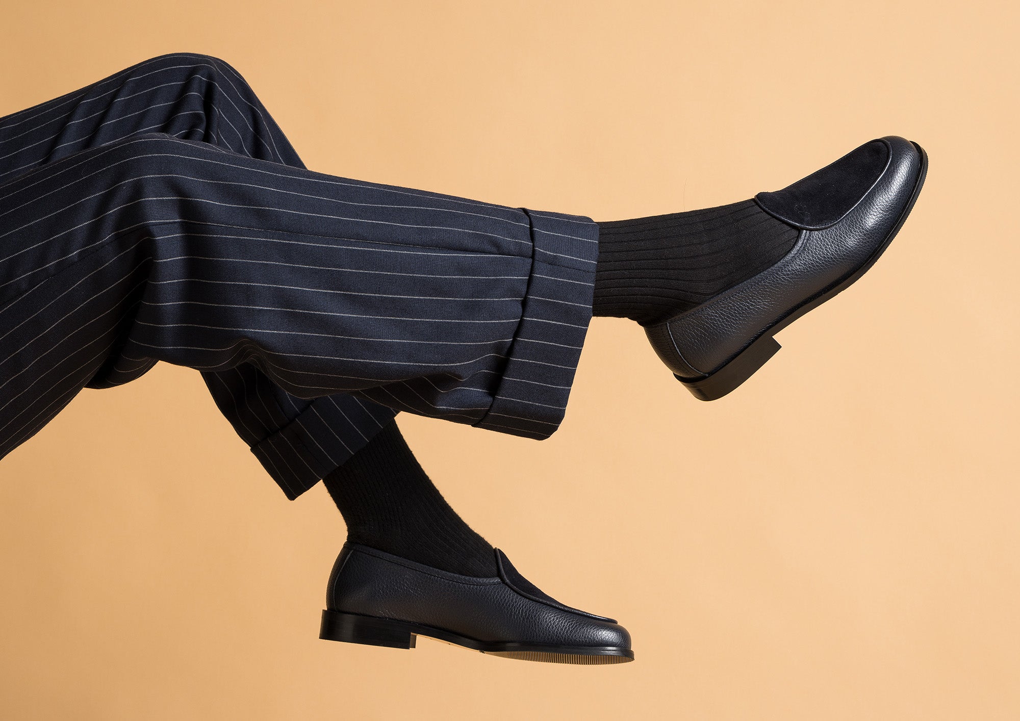 JACQUES NEW BI-MATERIAL NAVY – Jacques Solovière Paris