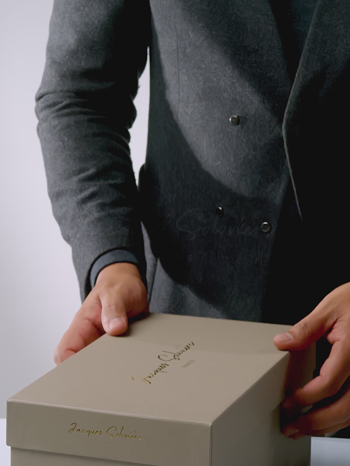 EDOUARD LUG GRAINED BLACK – Jacques Solovière Paris